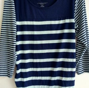 Liz Lange Maternity Stripe Shirt